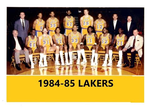 la lakers 1984 roster